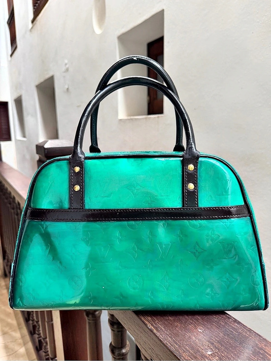 Louis Vuitton Handbags - Louis Vuitton Monogram Satchel in Green & Black